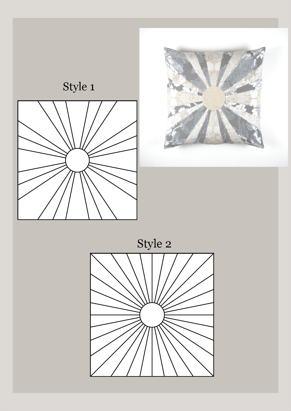 Southern Cross - Pillowcase - PDF Sewing Pattern
